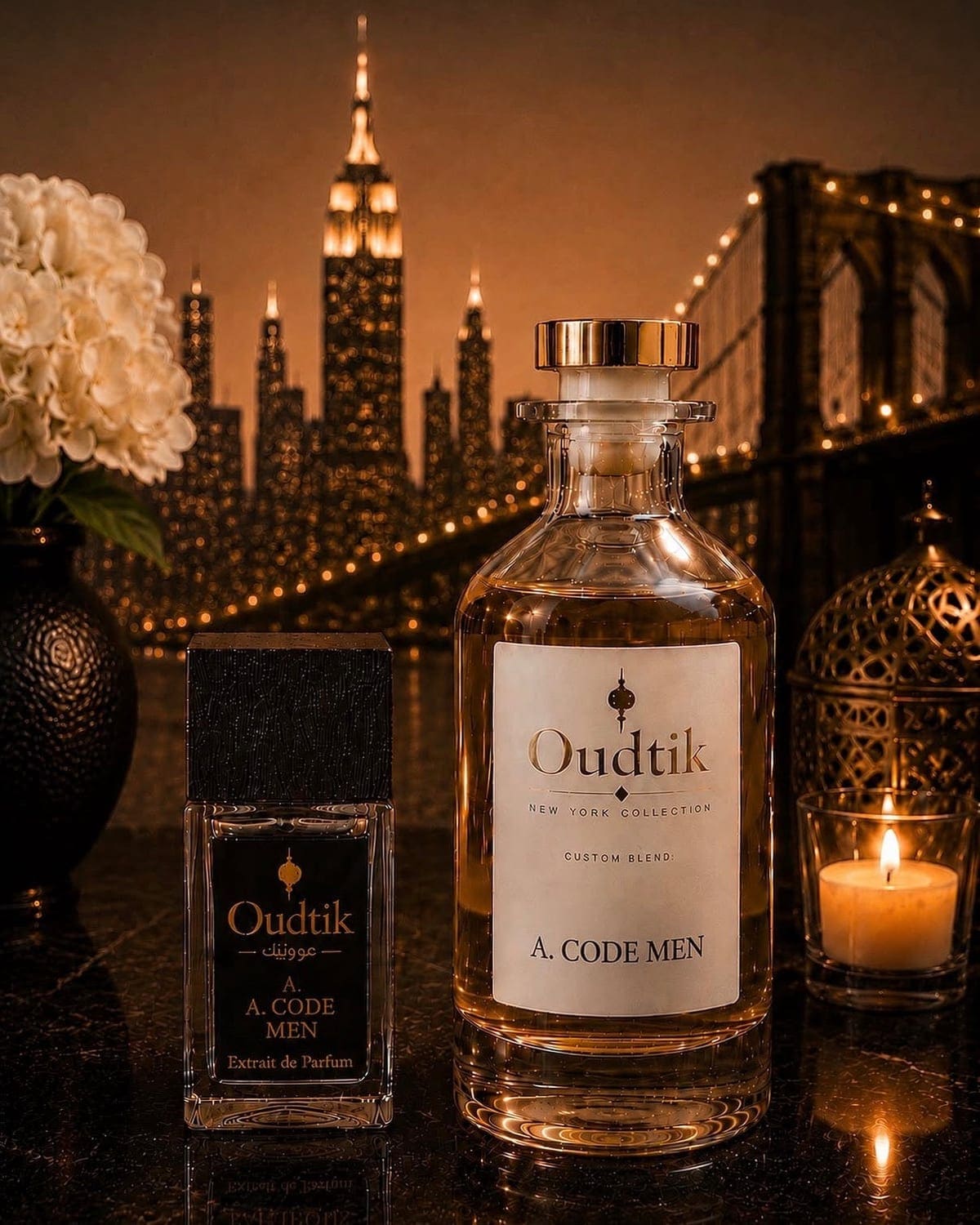 Black Tie fragrance bottle