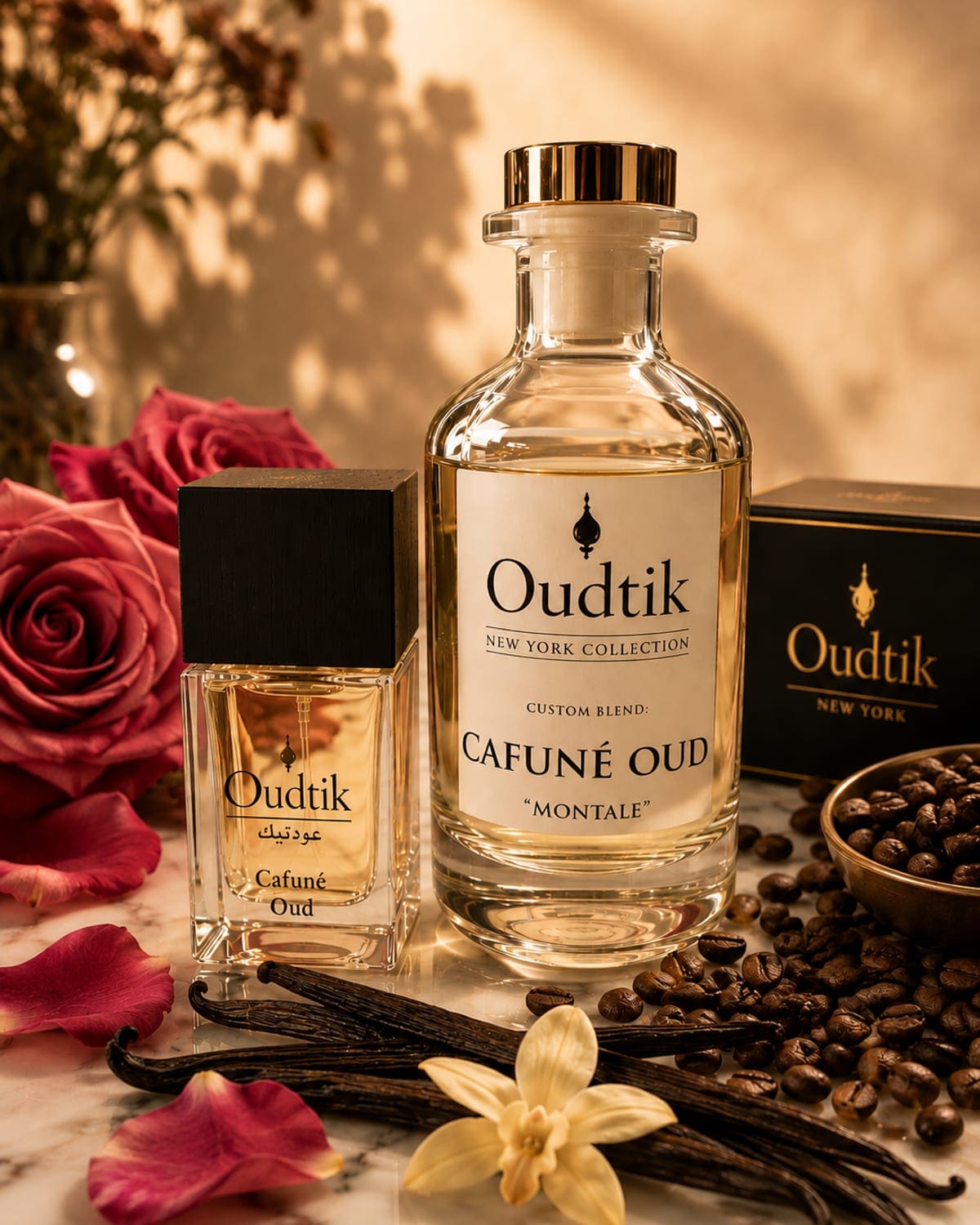 Cafune Oud fragrance bottle