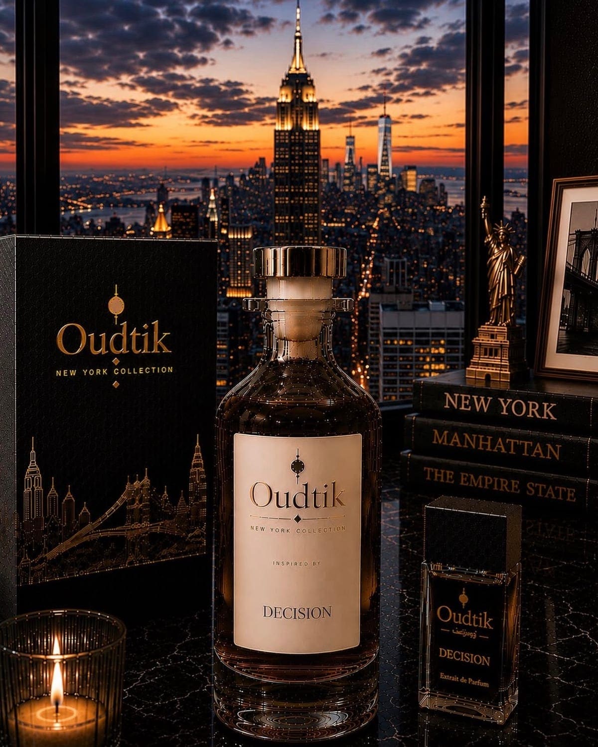 Decision fragrance bottle