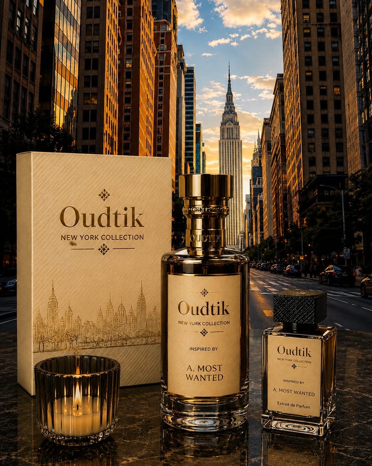 Times Square fragrance bottle