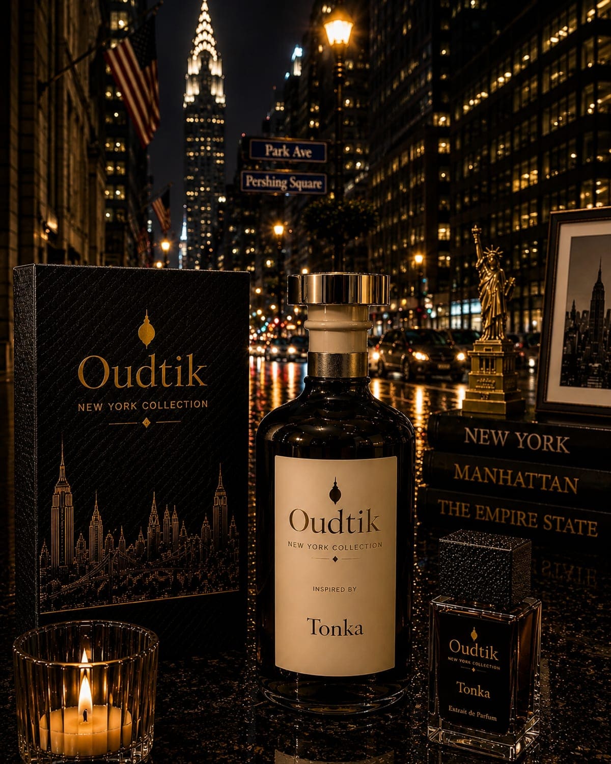 Tonka Bean fragrance bottle